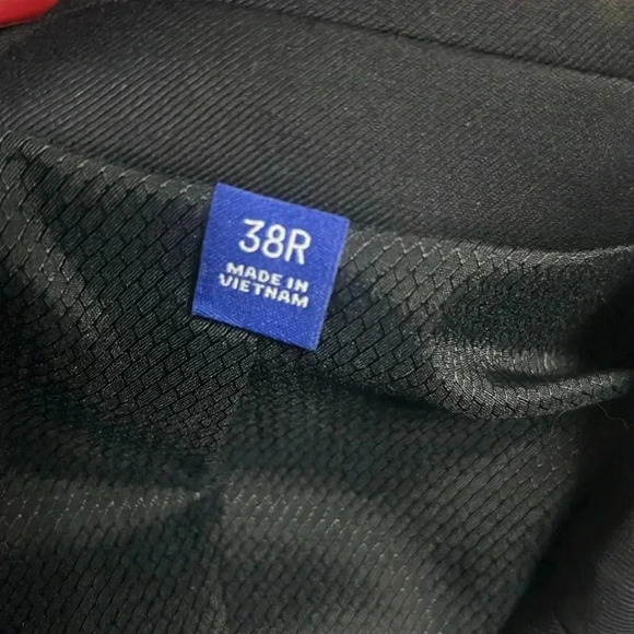 Apt 9 slim fit premier flex performance mens suit navy blue - Picture 3 of 3